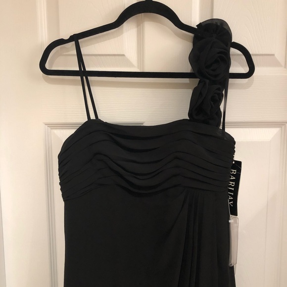 Bari Jay Style 641 Bella Chiffon Black Bridesmaids - Picture 7 of 8